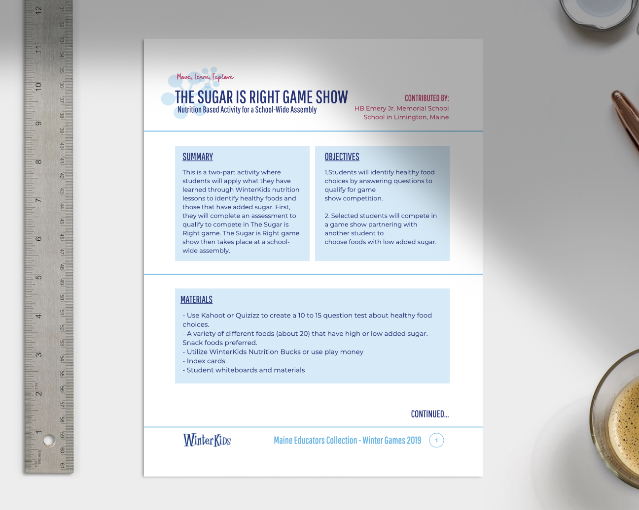 The Sugar is Right Lesson Plan Preview v 1 1