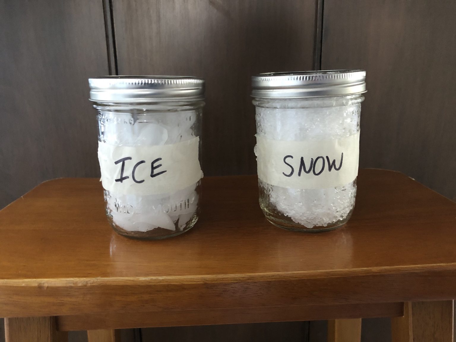 Melting Snow & Ice Experiment WinterKids Active Outdoor Learning