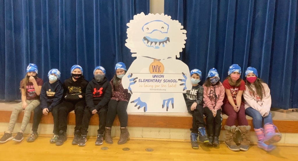 Students at Union Elementary School go for gold in fifth annual WinterKids Winter Games